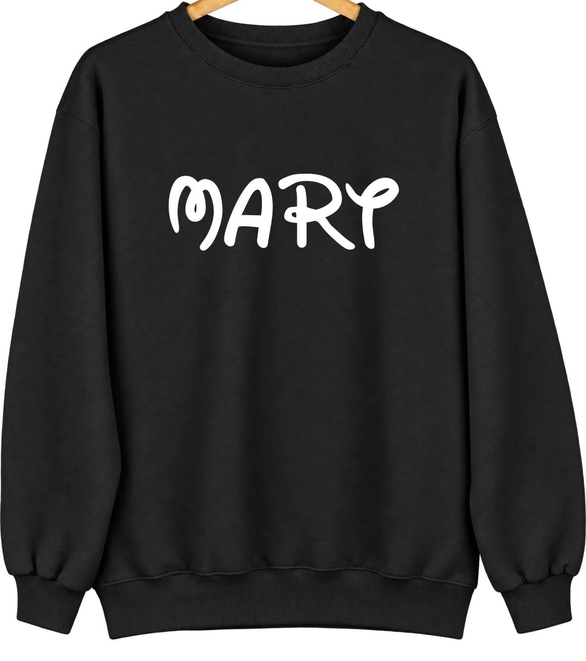 Mart, Texas Hometown Crewneck — Black