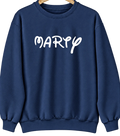Marty, South Dakota Hometown Crewneck — Navy