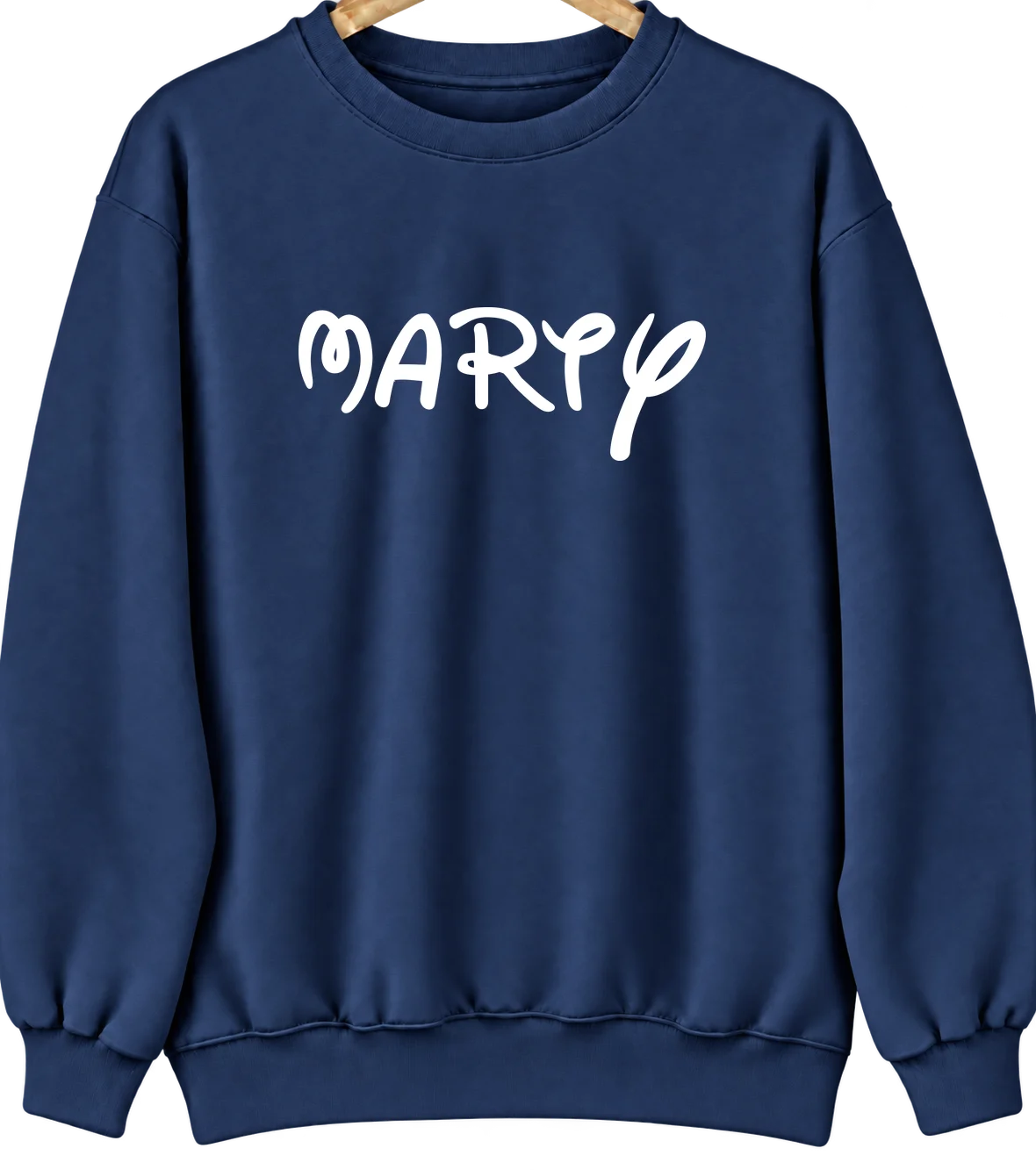 Marty, South Dakota Hometown Crewneck — Navy