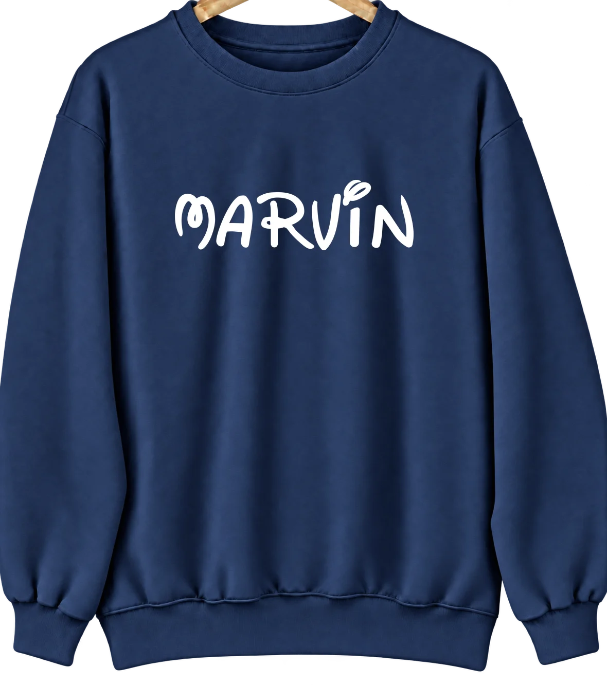Marvin, South Dakota Hometown Crewneck — Navy