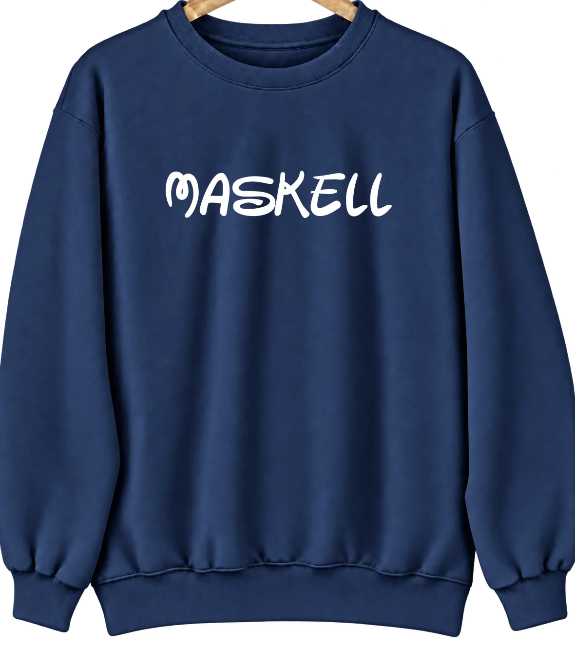 Maskell, Nebraska Hometown Crewneck — Navy