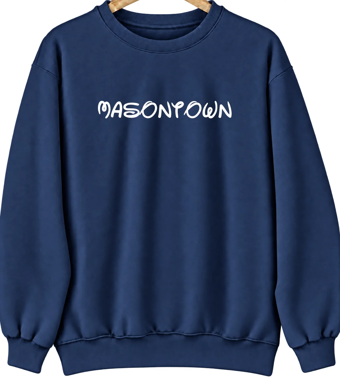 Masontown, West Virginia Hometown Crewneck — Navy