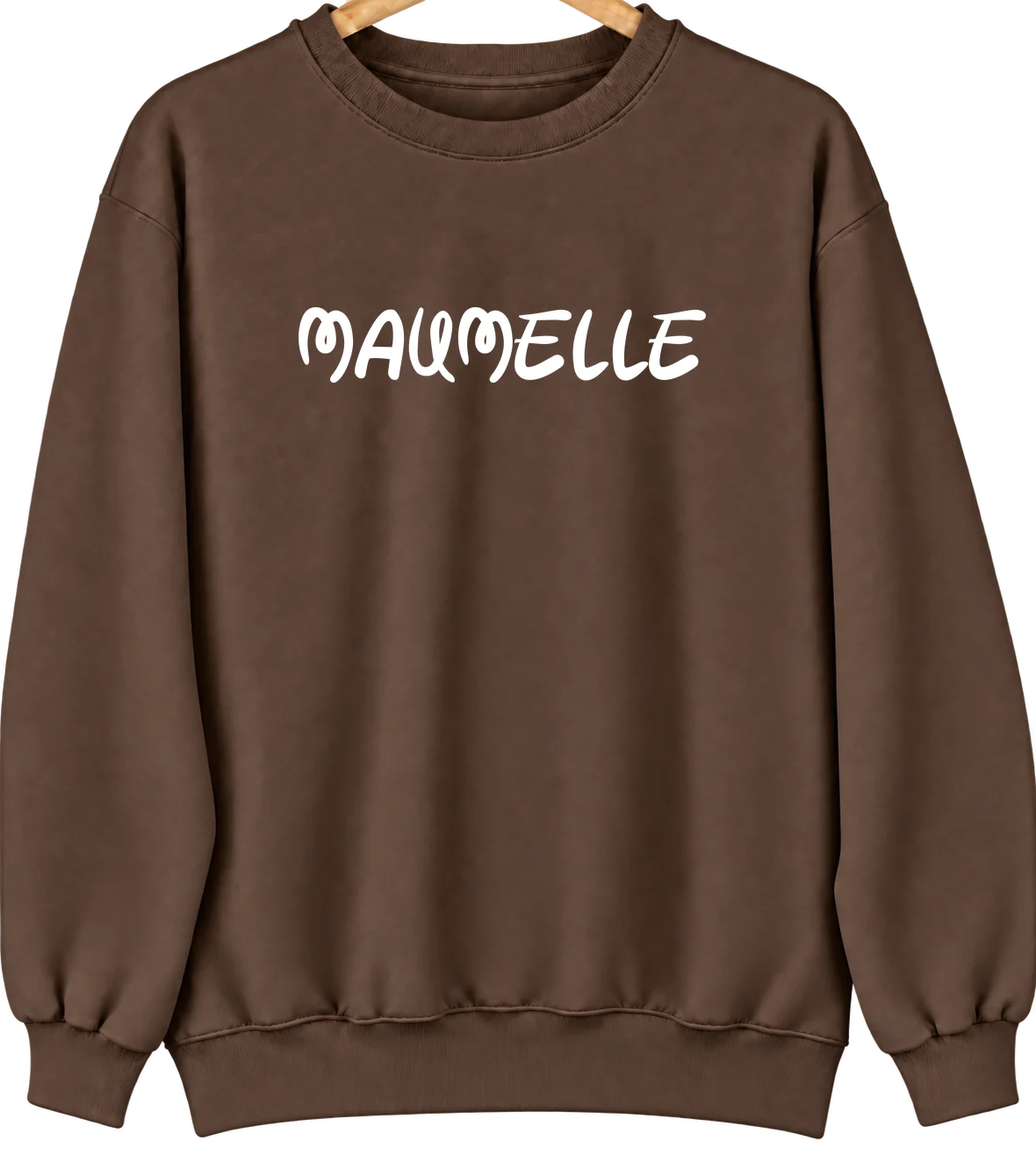 Maumelle, Arkansas Hometown Crewneck — Brown
