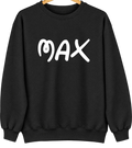 Max, North Dakota Hometown Crewneck — Black