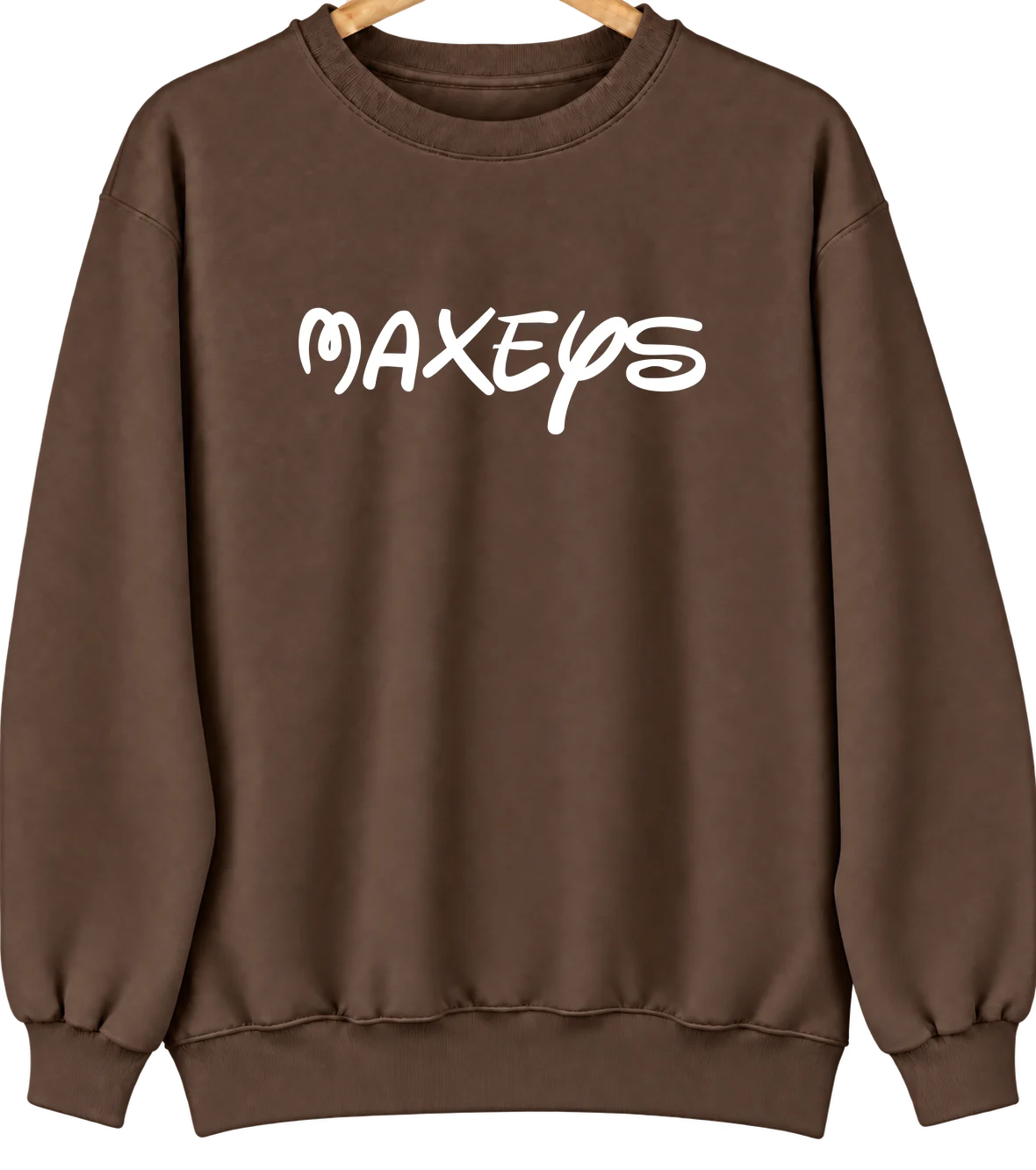 Maxeys, Georgia Hometown Crewneck — Brown