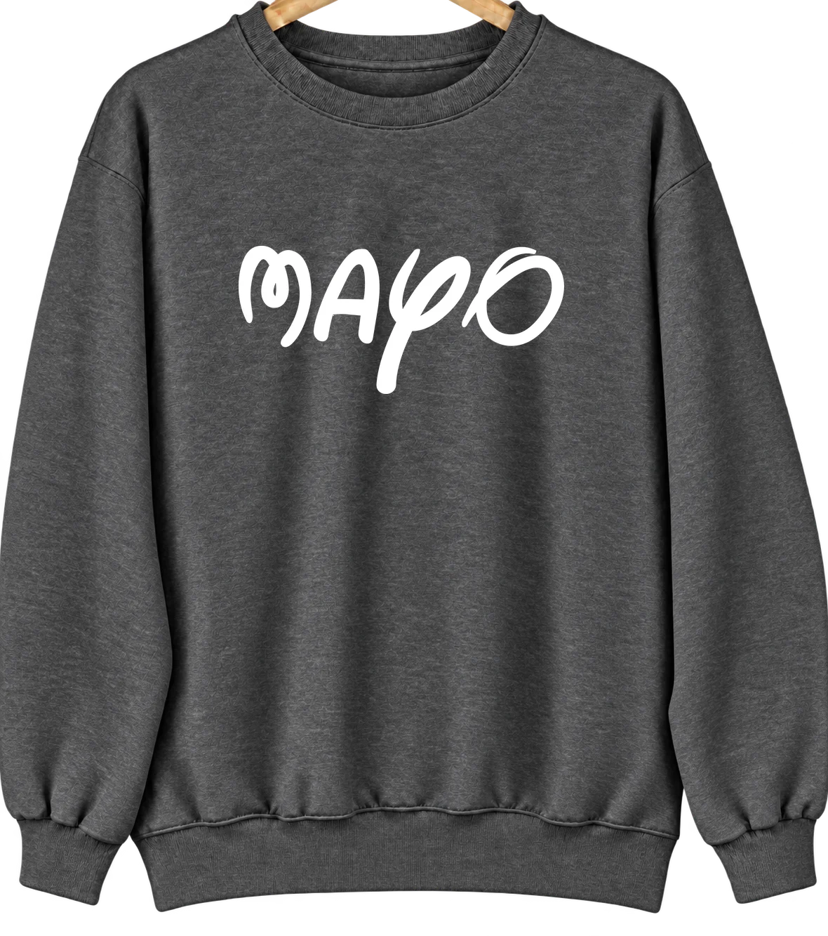 Mayo, Florida Hometown Crewneck — Dark Heather