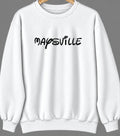 Maysville, Arkansas Hometown Crewneck — White