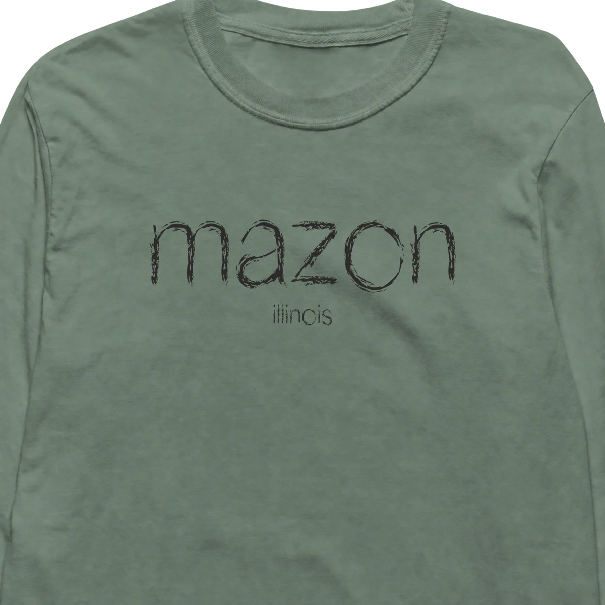 Mazon, Illinois Hometown Long-Sleeve