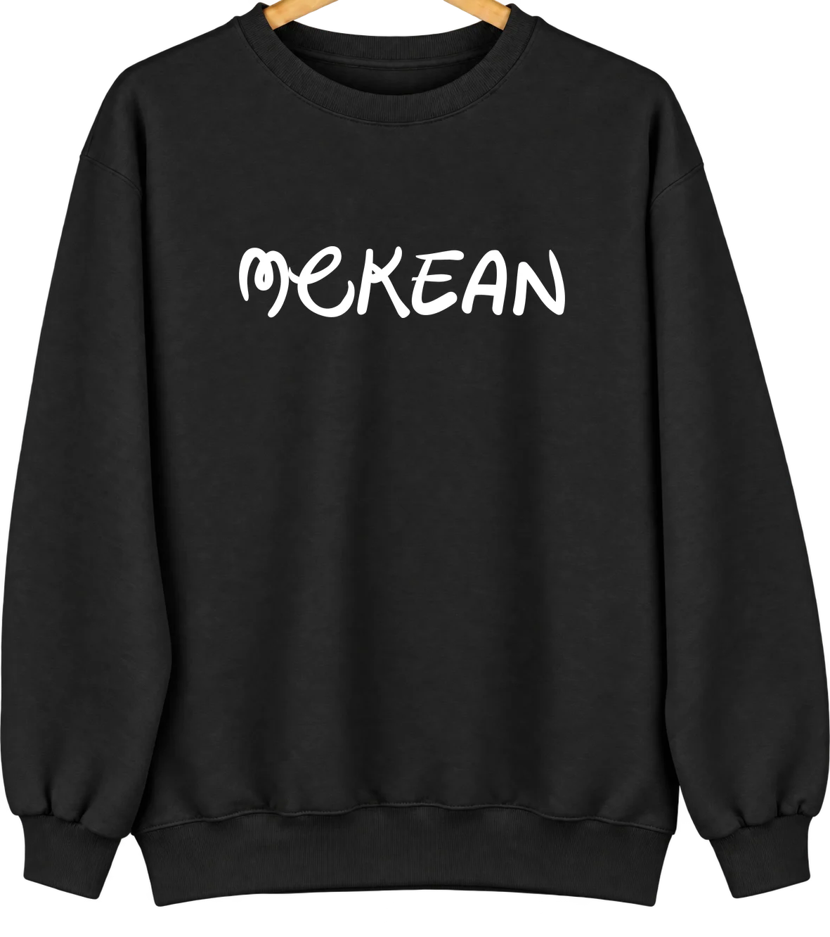 McKean, Pennsylvania Hometown Crewneck — Black