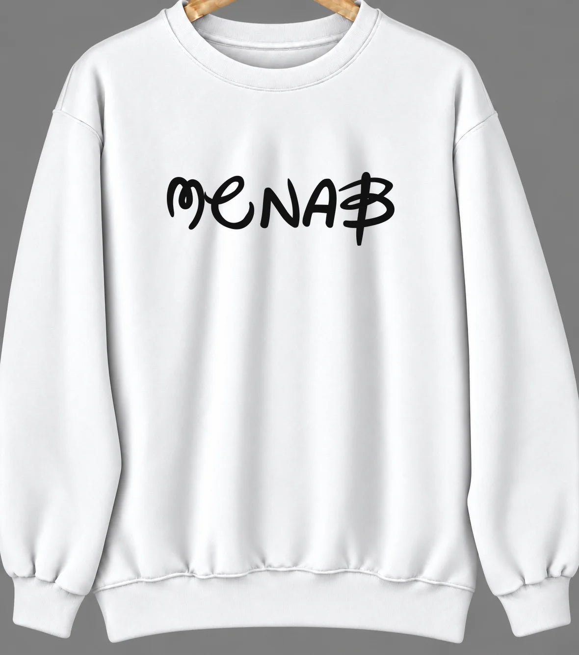 McNab, Arkansas Hometown Crewneck — White