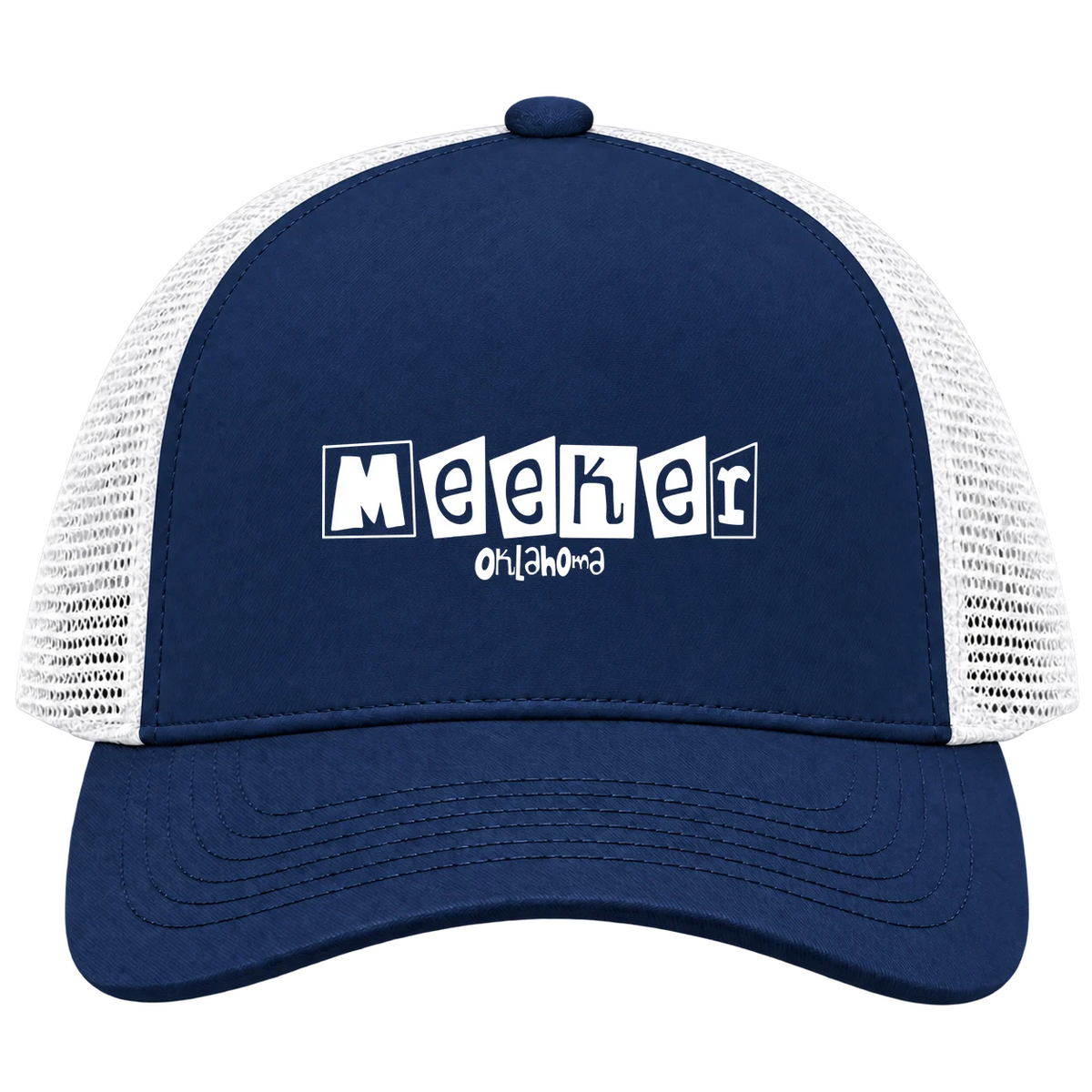 Meeker, Oklahoma Hometown Trucker Cap