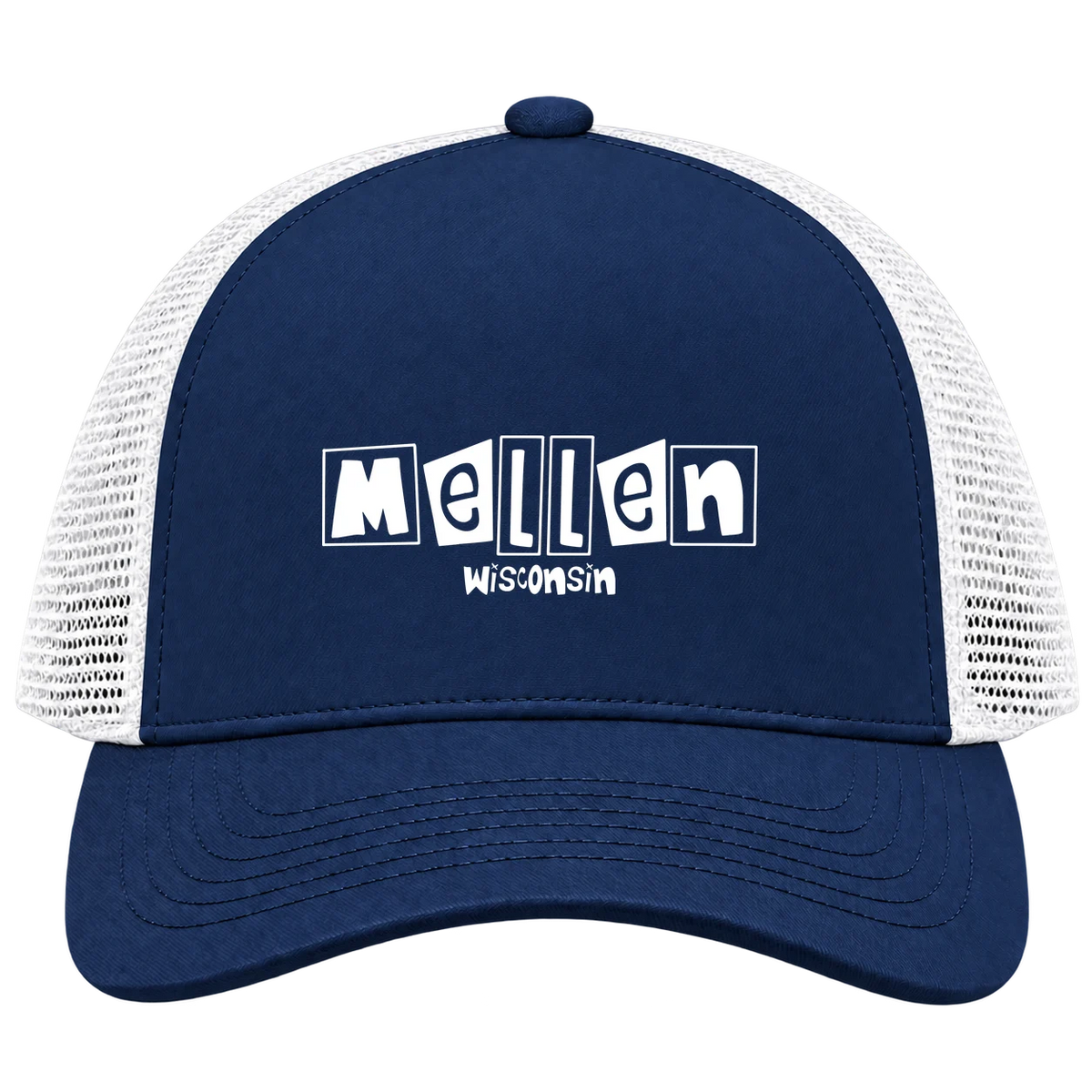 Mellen, Wisconsin Hometown Trucker Cap