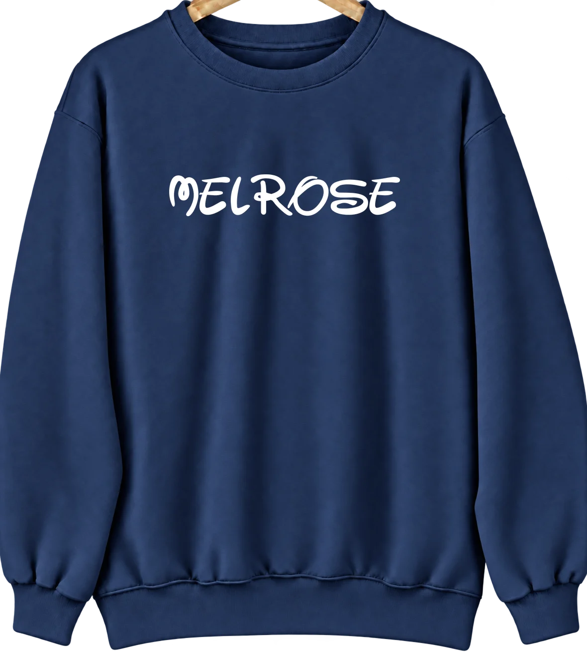 Melrose, Oregon Hometown Crewneck — Navy