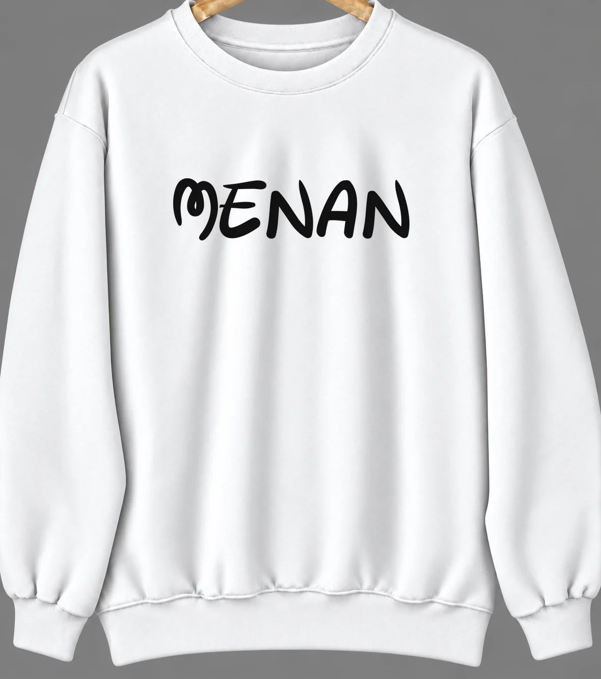 Menan, Idaho Hometown Crewneck — White