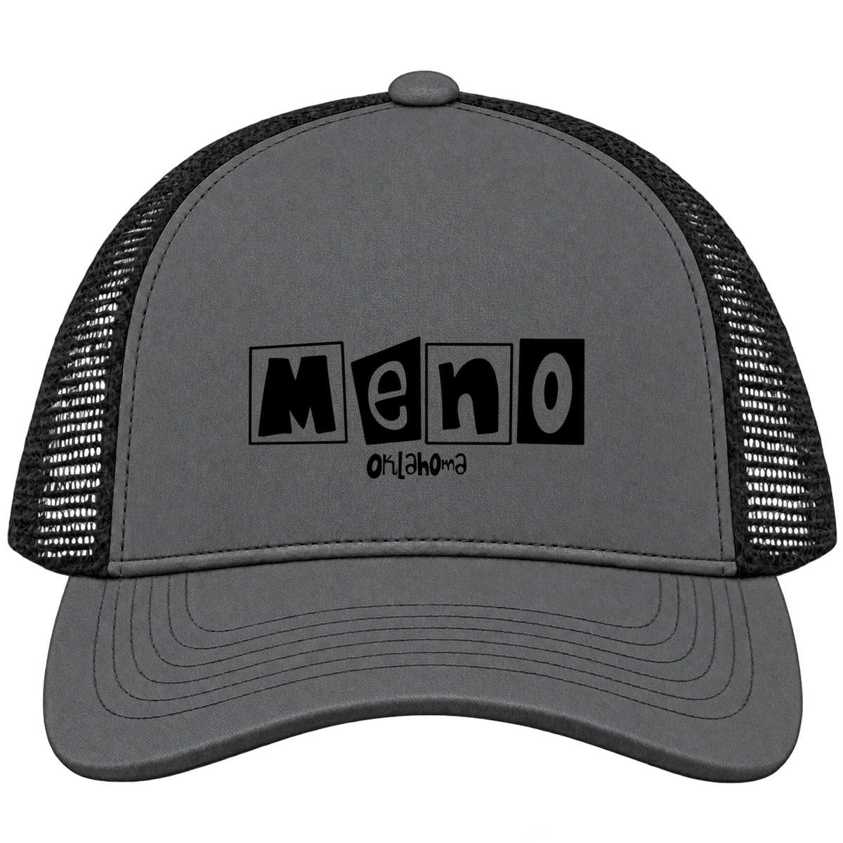 Meno, Oklahoma Hometown Trucker Cap