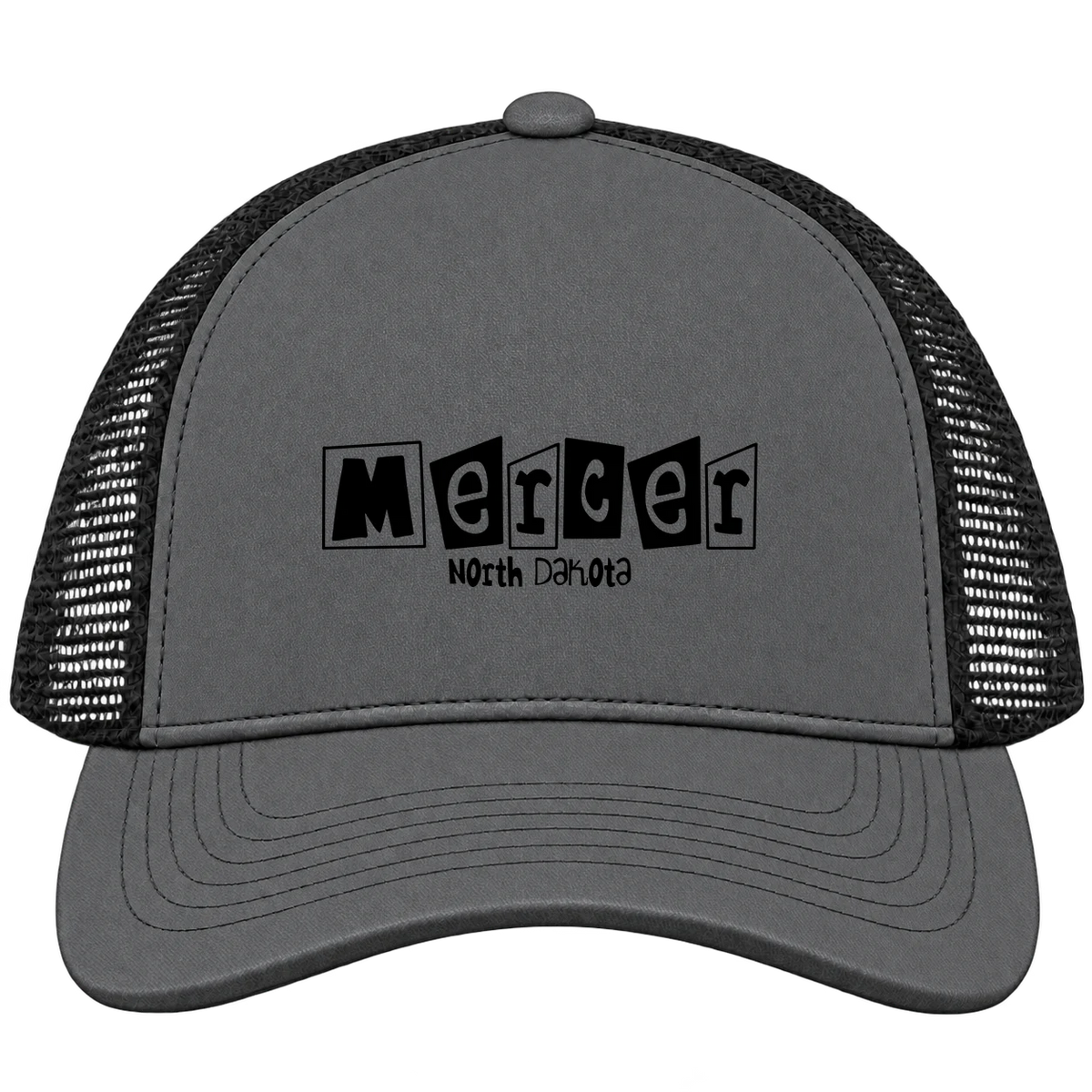 Mercer, North Dakota Hometown Trucker Cap