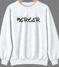 Mercer, North Dakota Hometown Crewneck — White