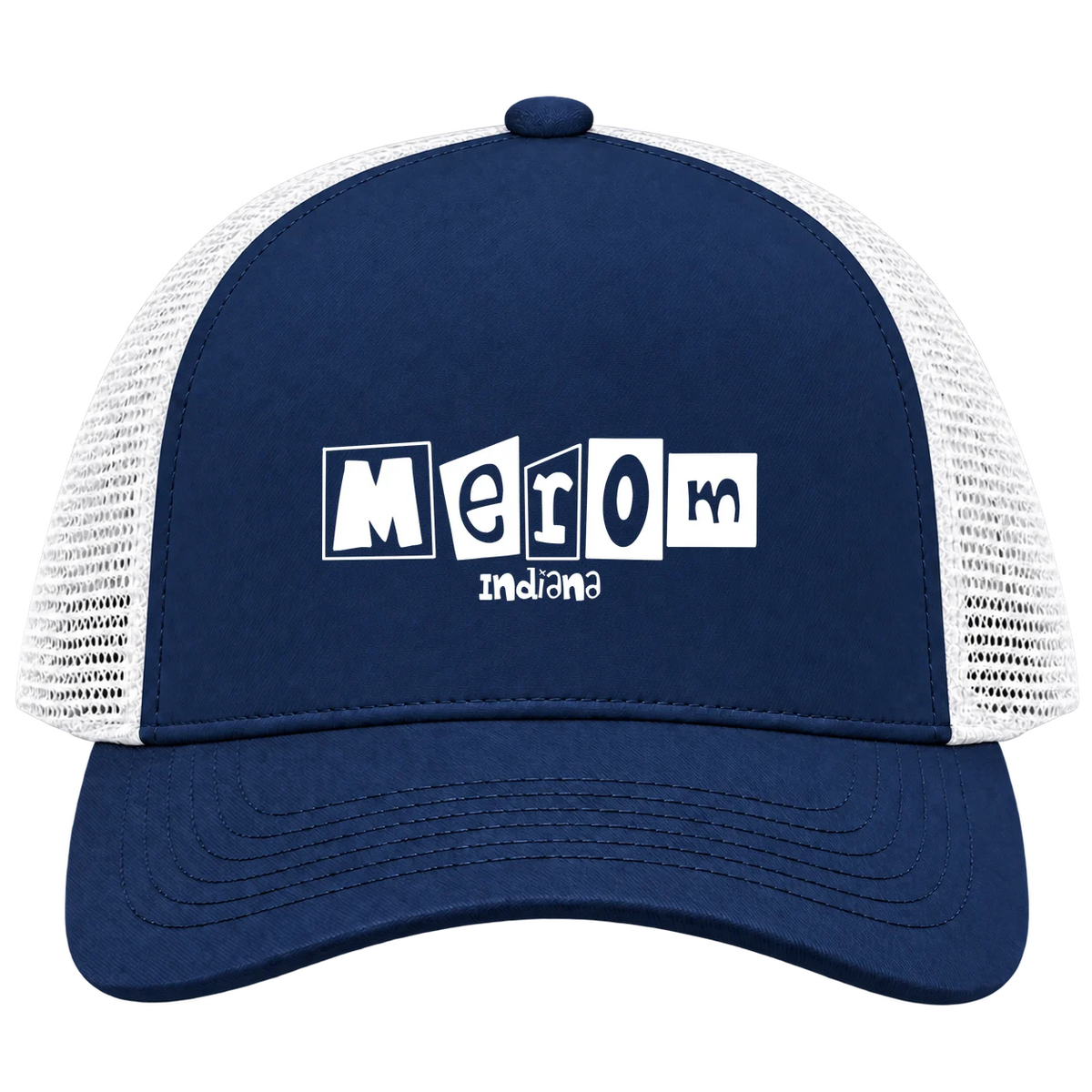 Merom, Indiana Hometown Trucker Cap