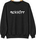 Merritt, Illinois Hometown Crewneck — Black