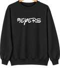 Meyers, California Hometown Crewneck — Black