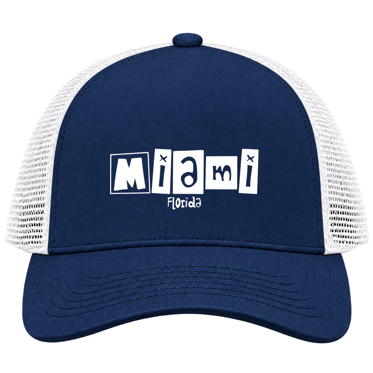 Miami, Florida Hometown Trucker Cap
