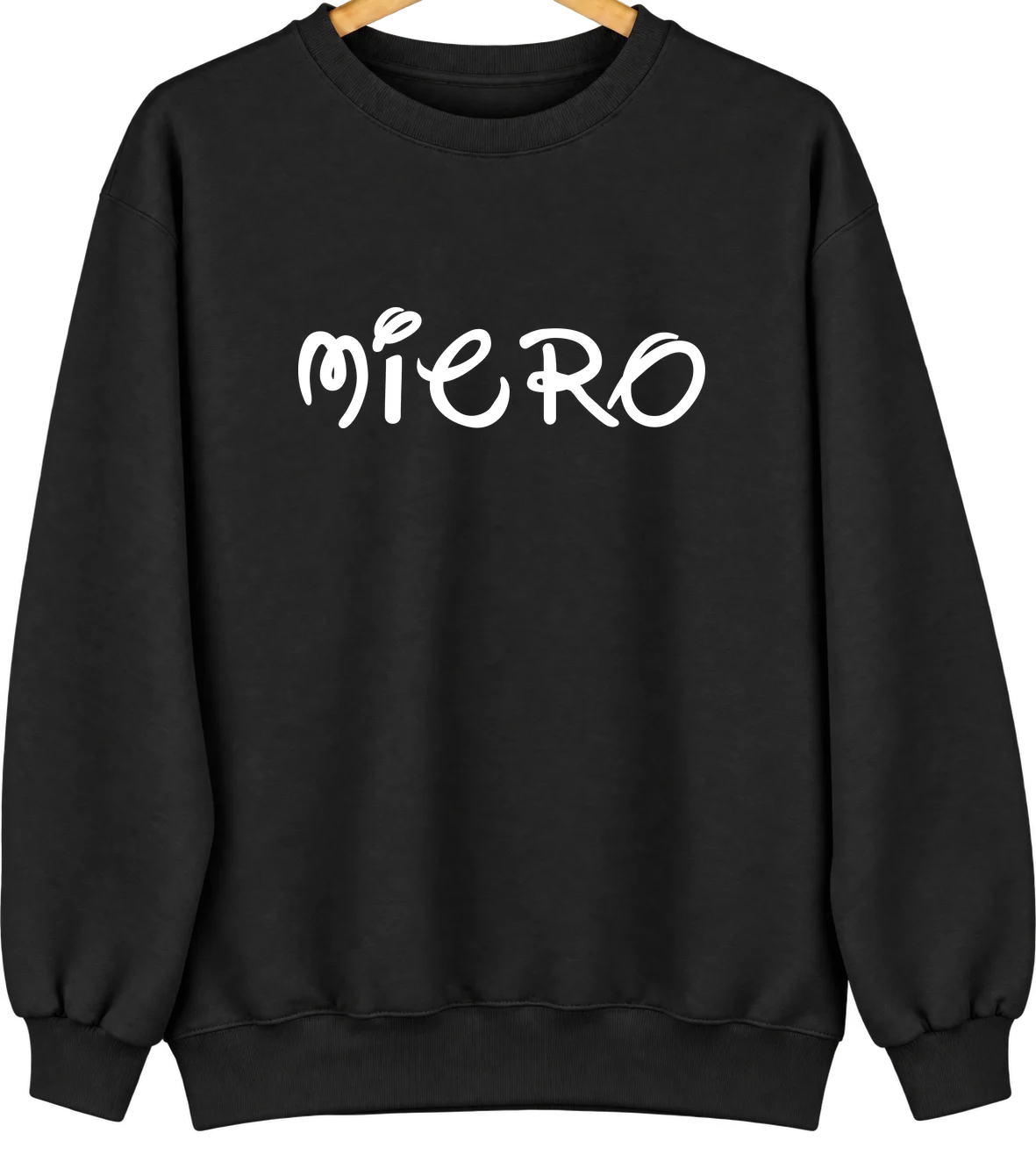 Micro, North Carolina Hometown Crewneck — Black