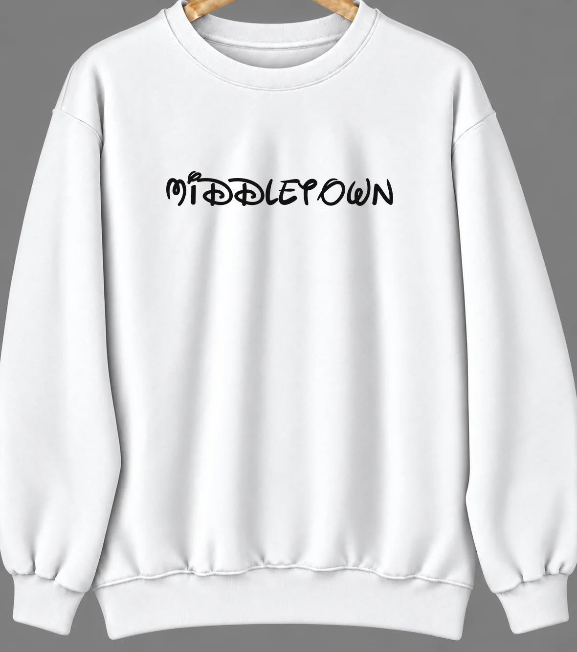 Middletown, Missouri Hometown Crewneck — White