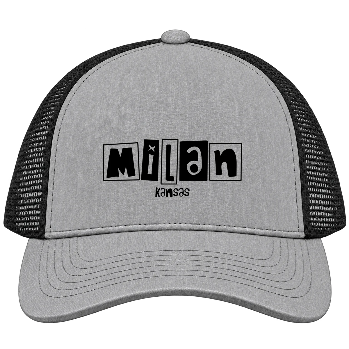Milan, Kansas Hometown Trucker Cap