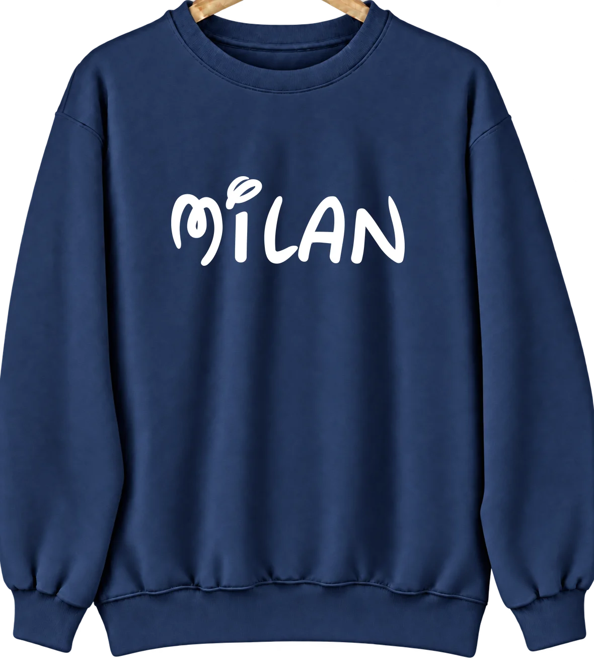 Milan, Minnesota Hometown Crewneck — Navy