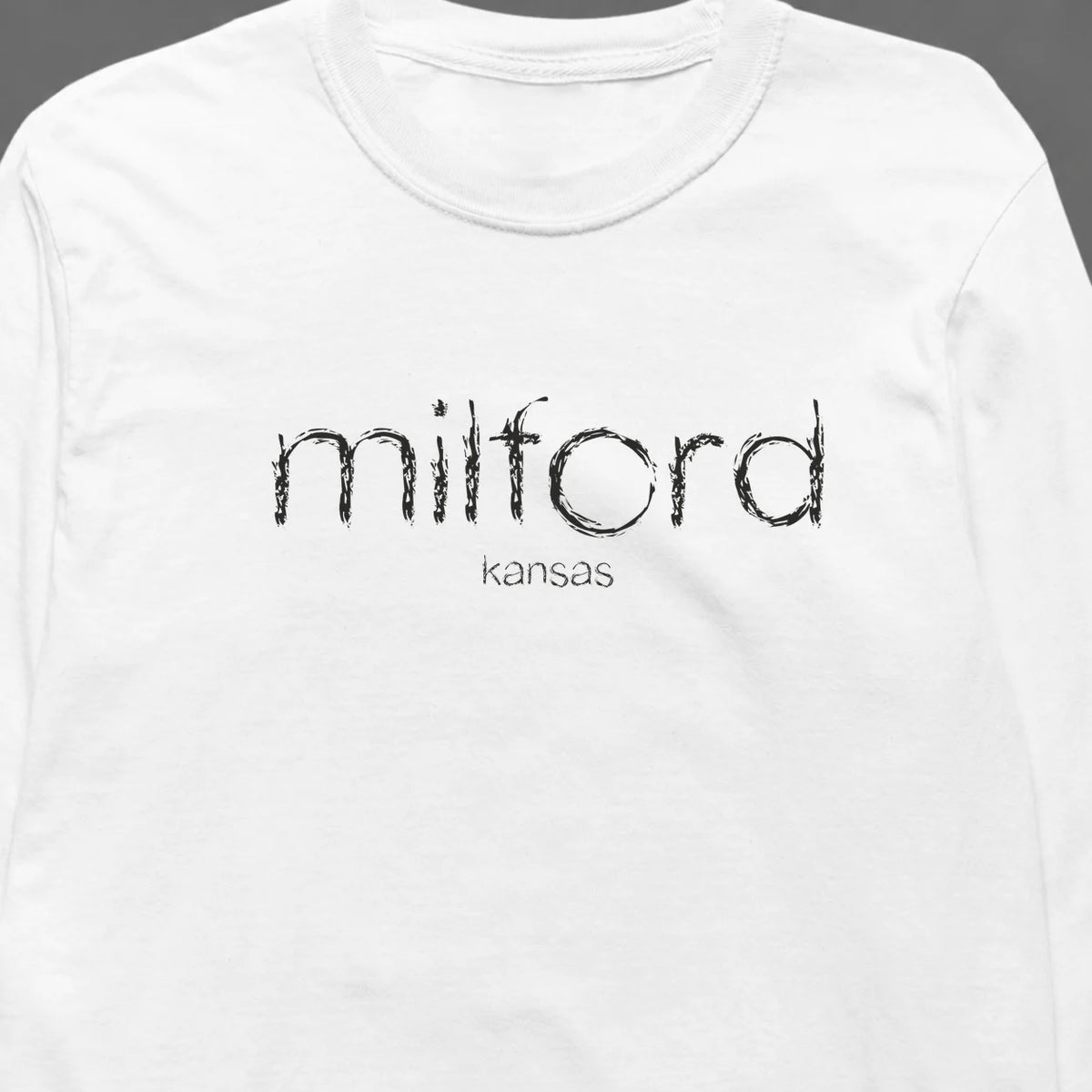 Milford, Kansas Hometown Long-Sleeve