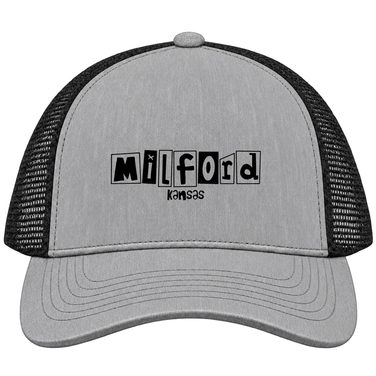 Milford, Kansas Hometown Trucker Cap