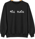 Mill Plain, Connecticut Hometown Crewneck — Black