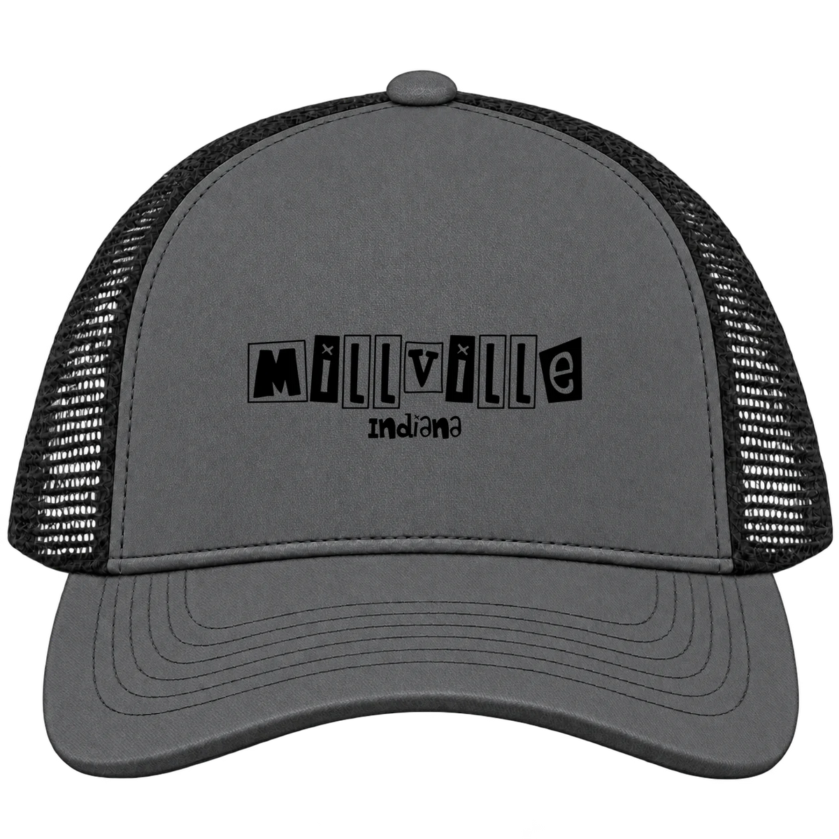 Millville, Indiana Hometown Trucker Cap