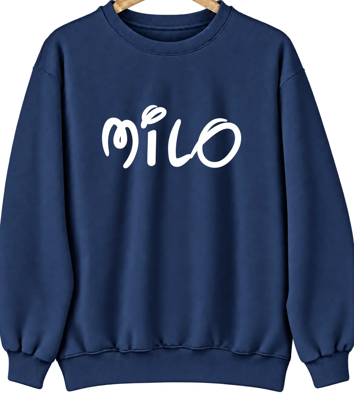 Milo, Missouri Hometown Crewneck — Navy