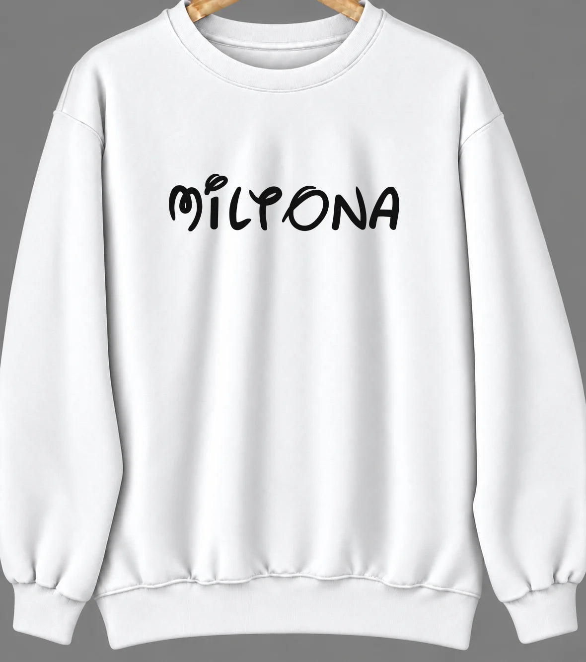 Miltona, Minnesota Hometown Crewneck — White