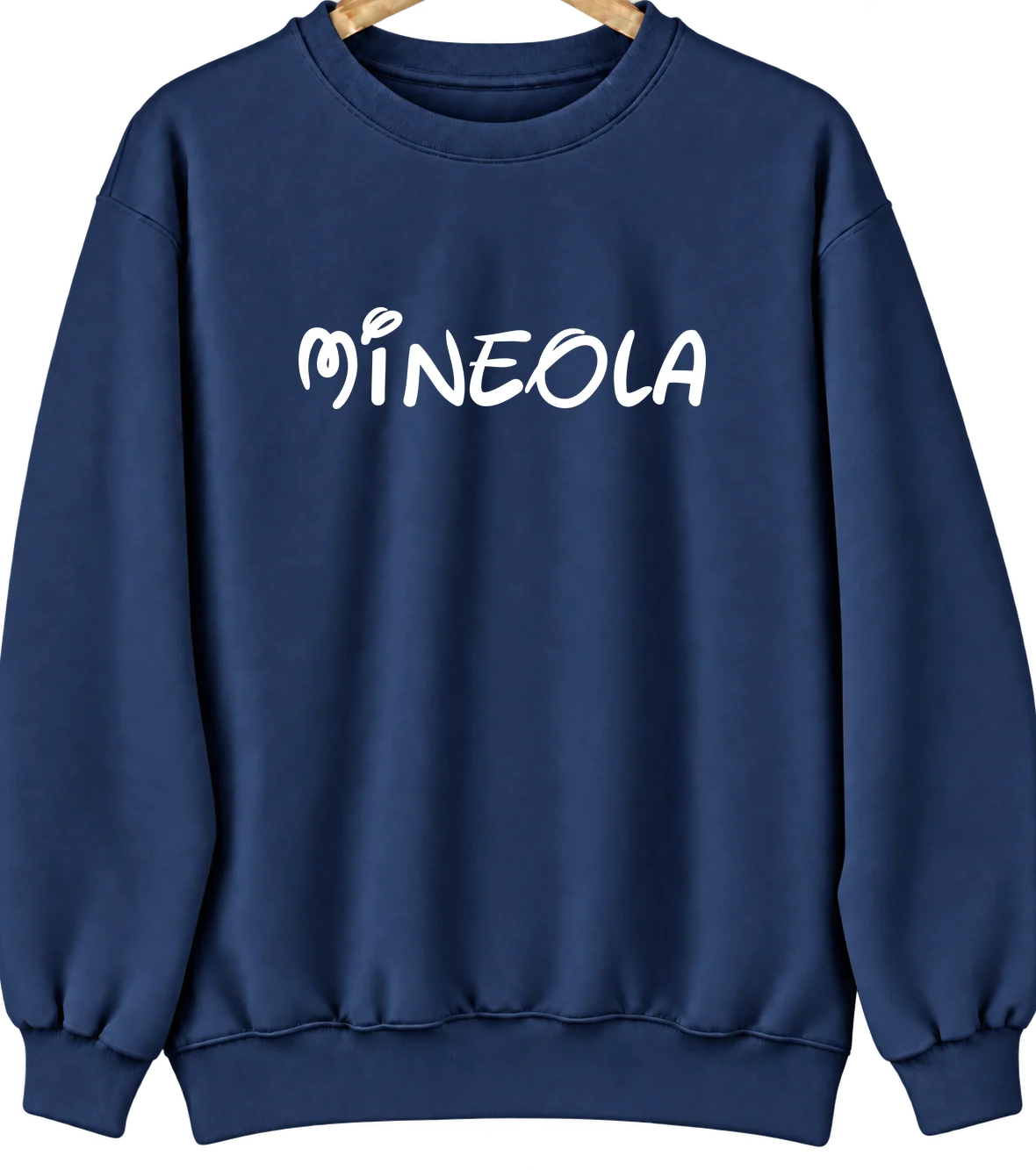 Mineola, New York Hometown Crewneck — Navy