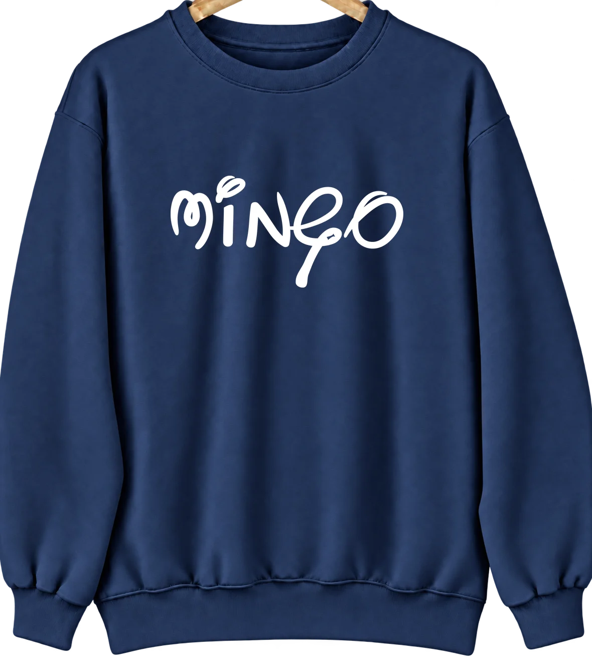 Mingo, Iowa Hometown Crewneck — Navy