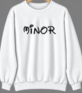 Minor, Alabama Hometown Crewneck — White