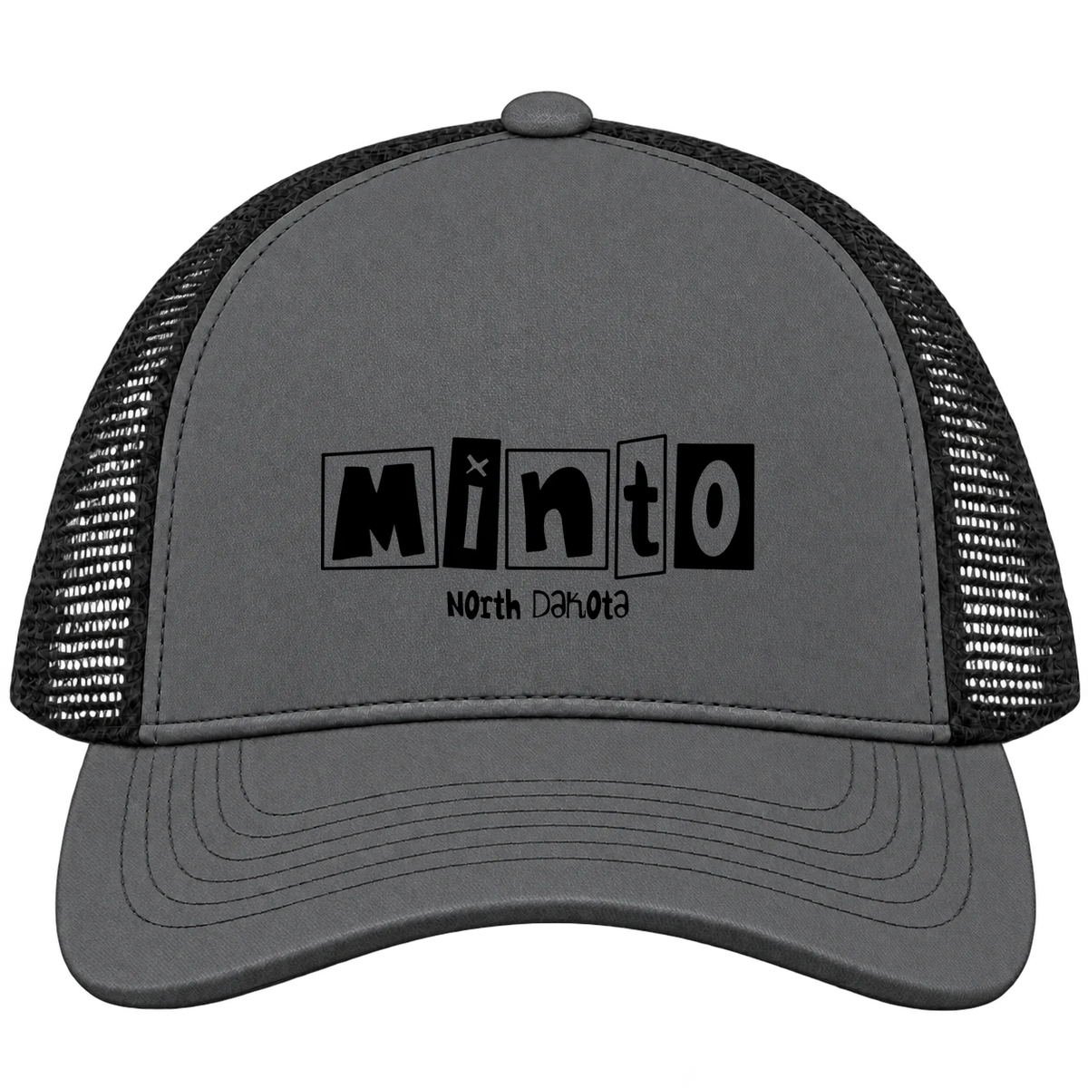 Minto, North Dakota Hometown Trucker Cap