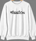 Mission, Kansas Hometown Crewneck — White