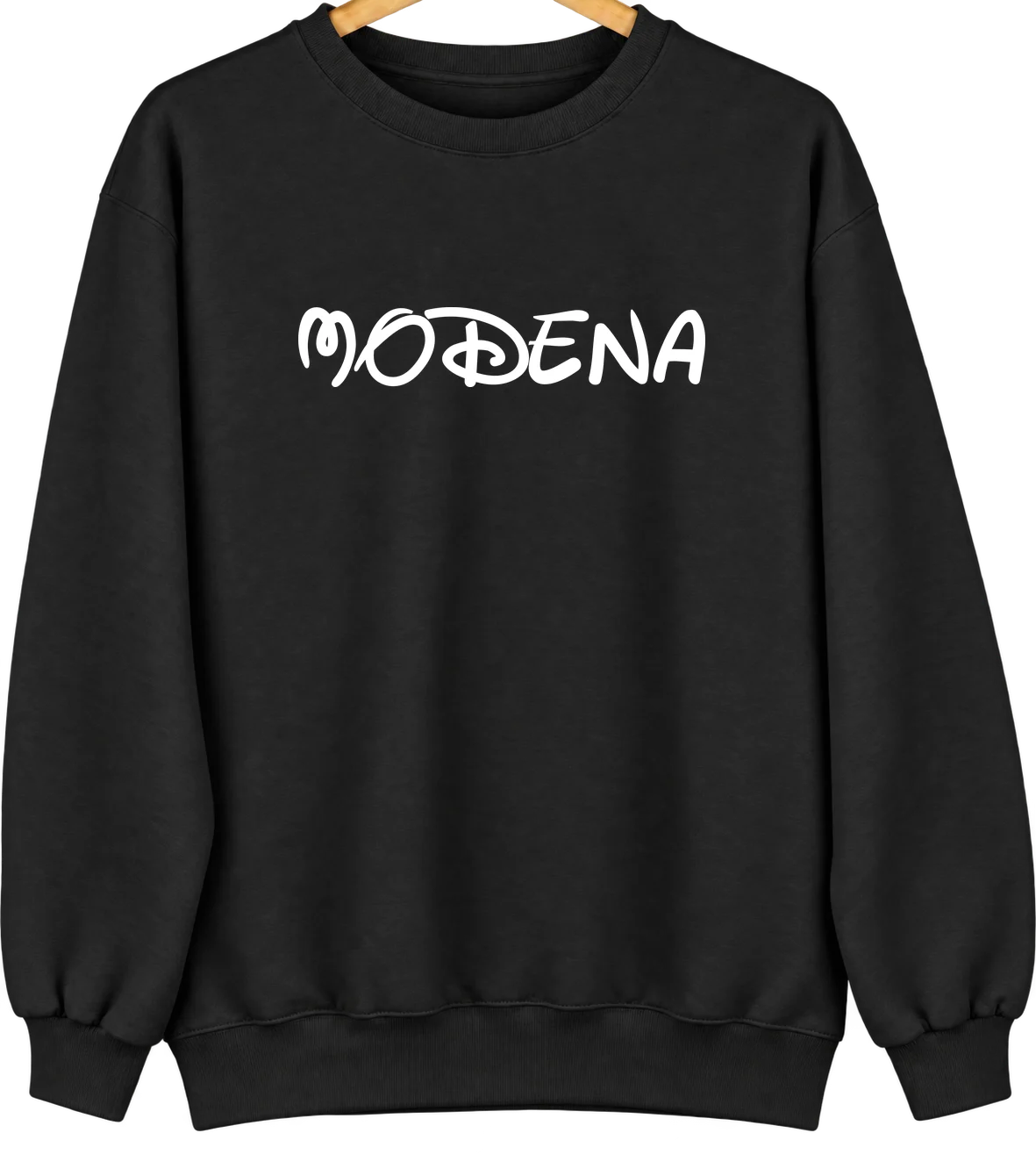 Modena, Pennsylvania Hometown Crewneck — Black