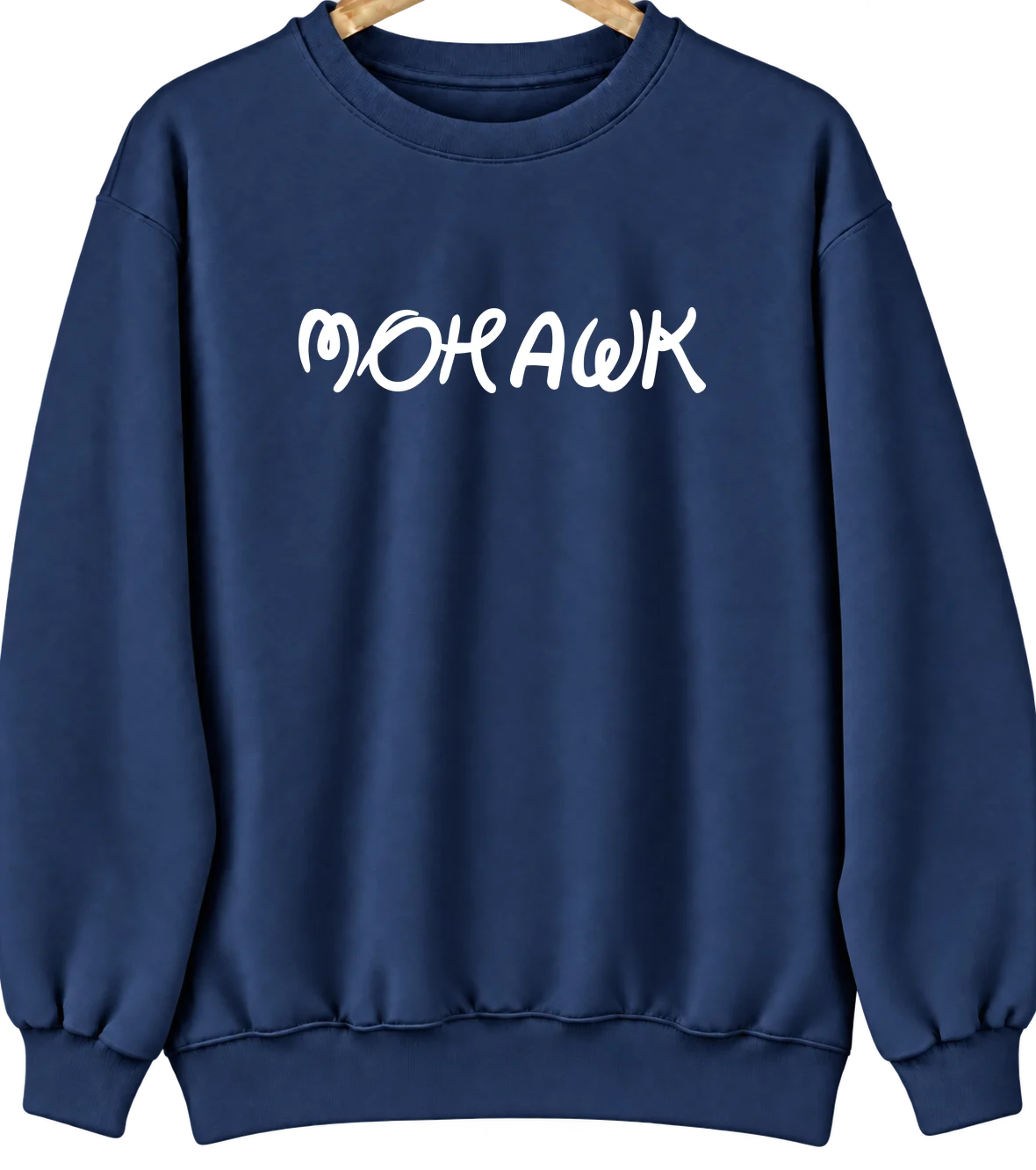 Mohawk, New York Hometown Crewneck — Navy
