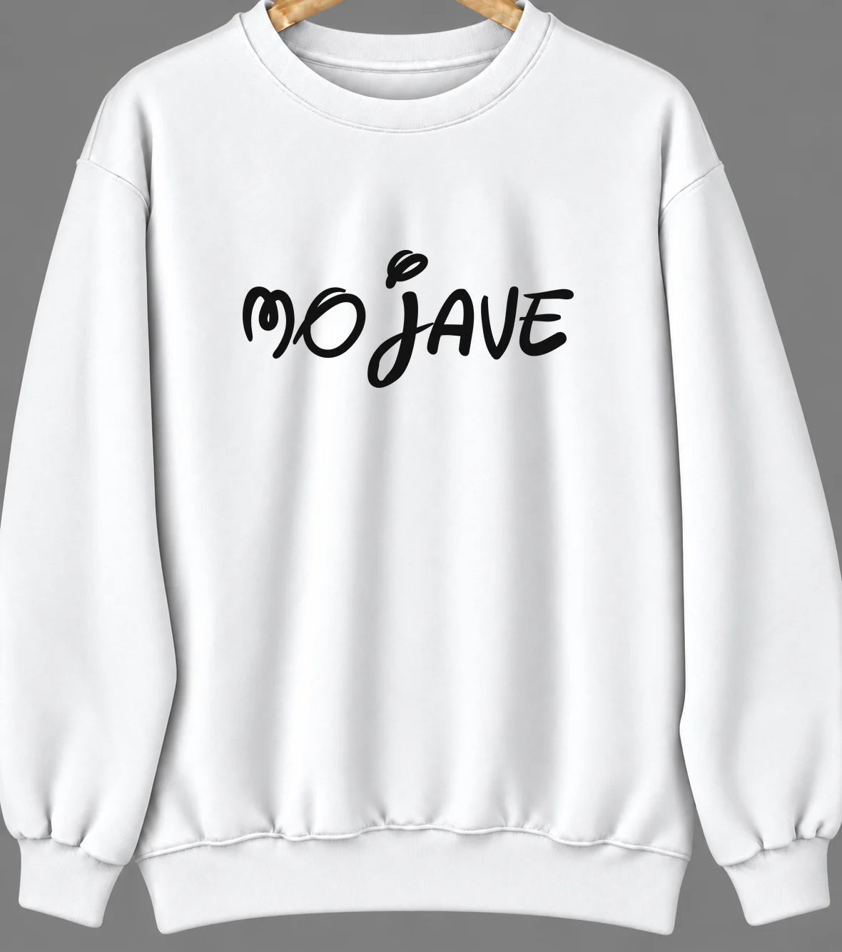 Mojave, California Hometown Crewneck — White
