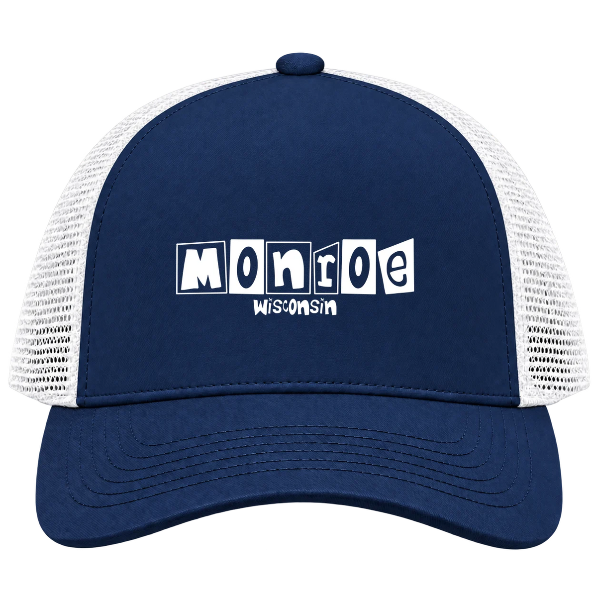 Monroe, Wisconsin Hometown Trucker Cap