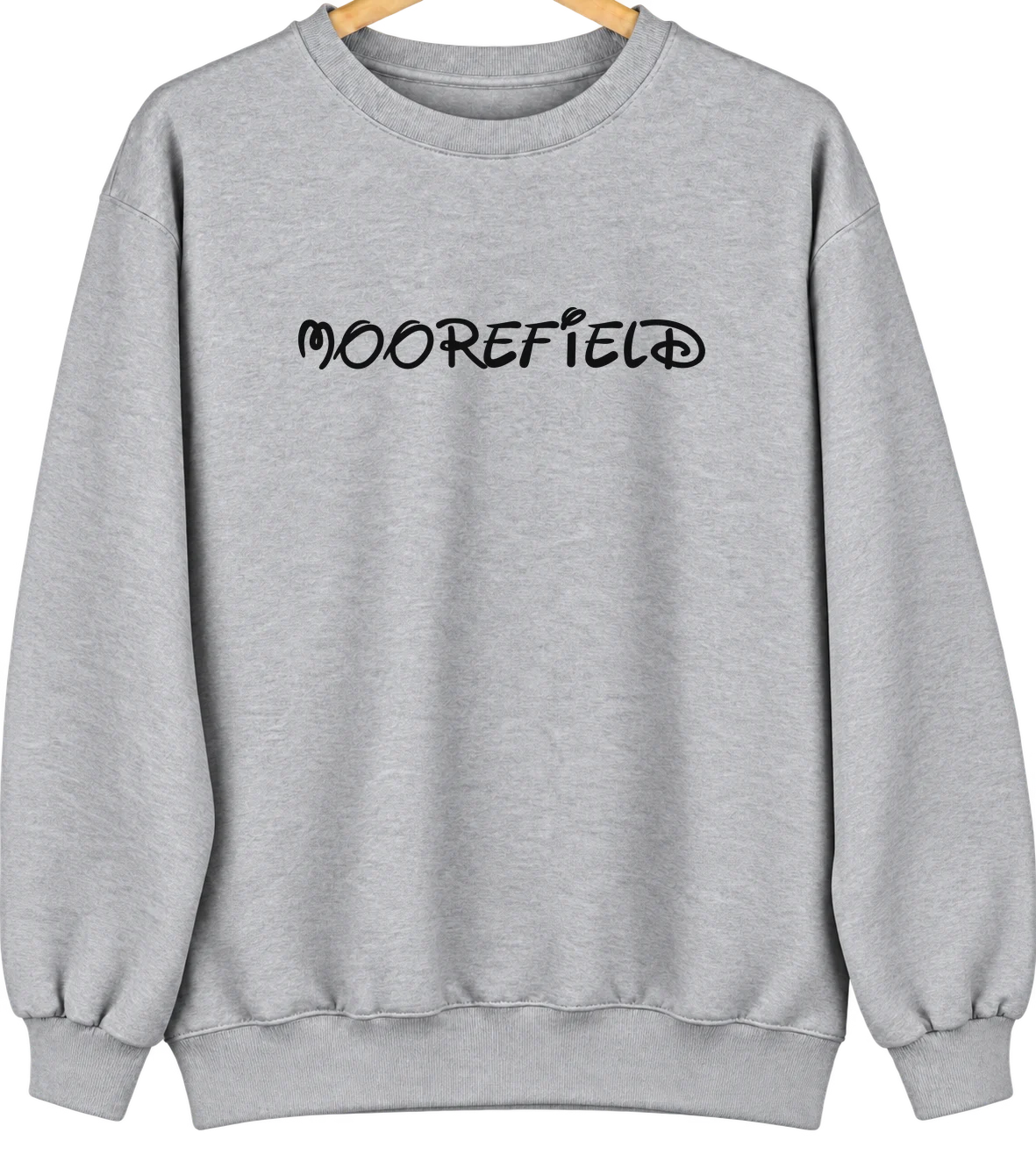 Moorefield, Arkansas Hometown Crewneck — Sport Grey