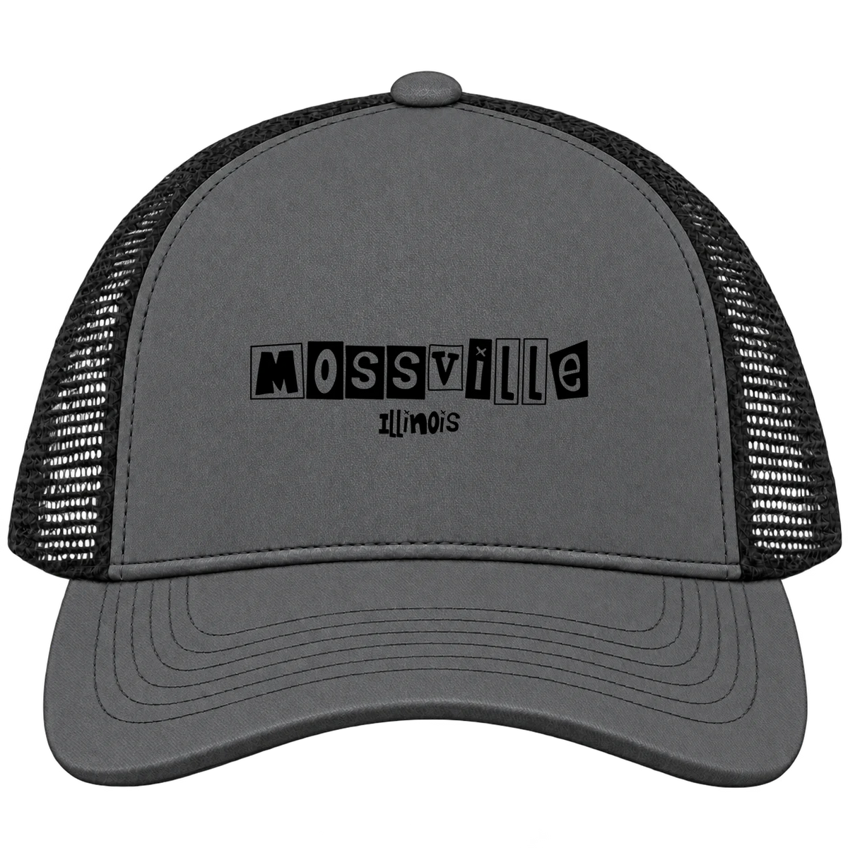 Mossville, Illinois Hometown Trucker Cap