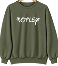 Motley, Virginia Hometown Crewneck — Military Green
