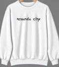 Mountain City, Tennessee Hometown Crewneck — White