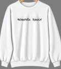 Mountain Ranch, California Hometown Crewneck — White