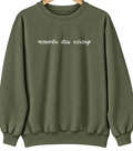 Mountain View Colony, Montana Hometown Crewneck — Military Green